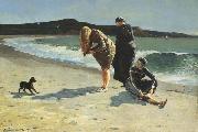 Winslow Homer Eaglehead,Manchester,Massachusetts (High Tide:The Bathers) (mk44) Spain oil painting artist